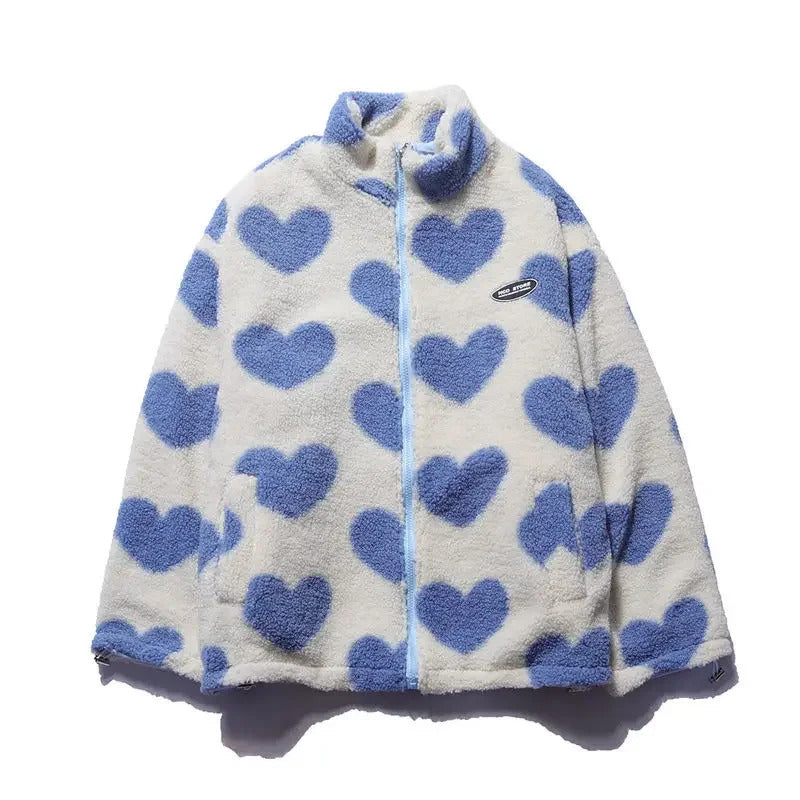 Katharina | Reversible Heart Pattern Jacket