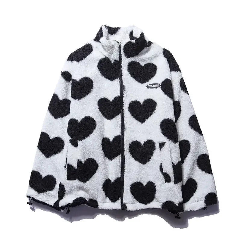 Katharina | Reversible Heart Pattern Jacket
