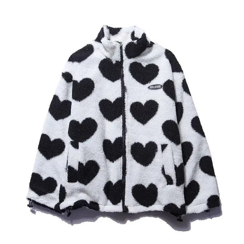 Katharina | Reversible Heart Pattern Jacket