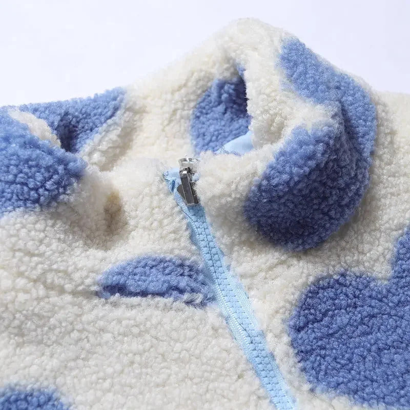 Katharina | Reversible Heart Pattern Jacket