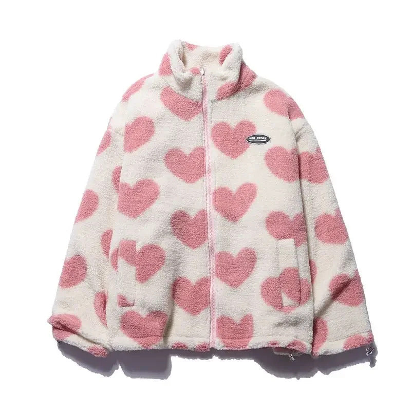 Katharina | Reversible Heart Pattern Jacket