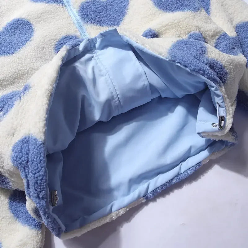 Katharina | Reversible Heart Pattern Jacket