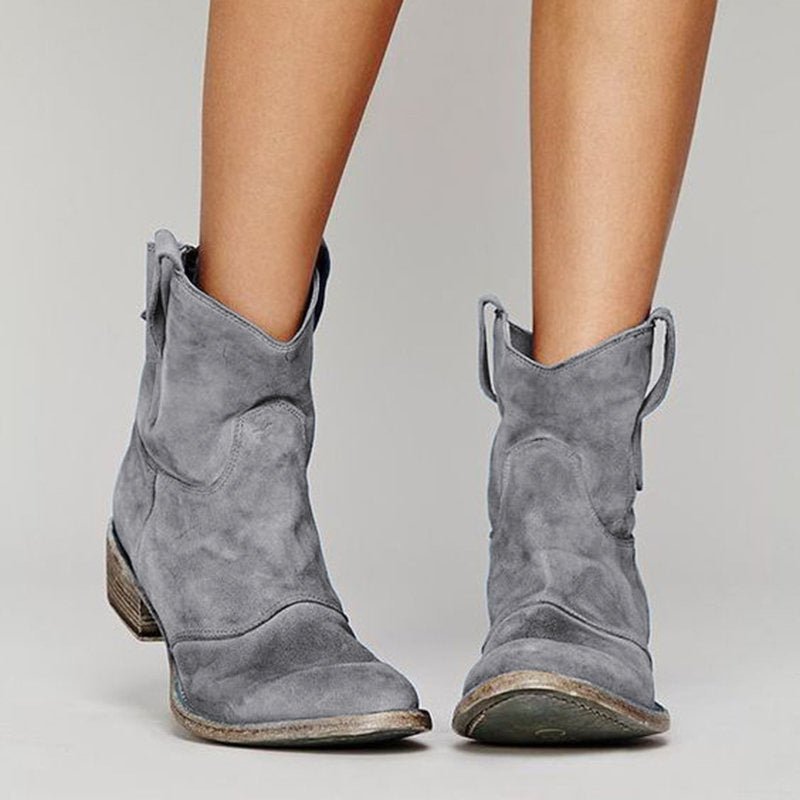 Aveline – Suede Ankle Boots