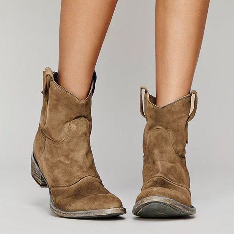 Aveline – Suede Ankle Boots